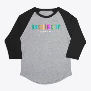Bossier City Louisiana Color Pop Premium Baseball Tee