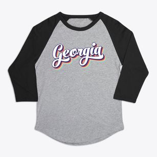  Georgia Retro Candy Vibes Premium Baseball Tee