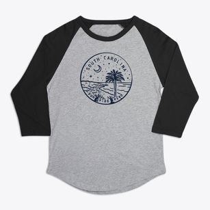  South Carolina Icon Premium Baseball Tee