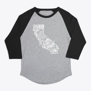  California Mandala Premium Baseball Tee