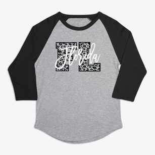  Florida Leopard Text Premium Baseball Tee
