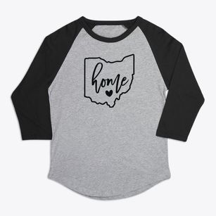  Ohio Home Premium Baseball Tee