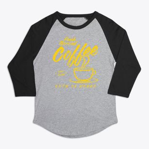   Fresh Coffee Premium Baseball Tee