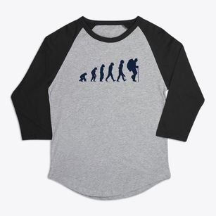   Hiking Man Premium Baseball Tee