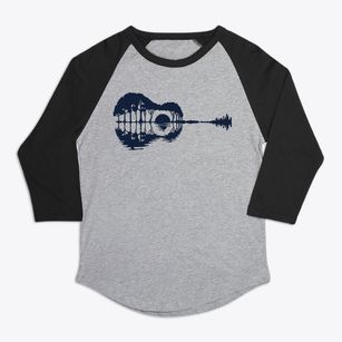   Guitar Art Premium Baseball Tee