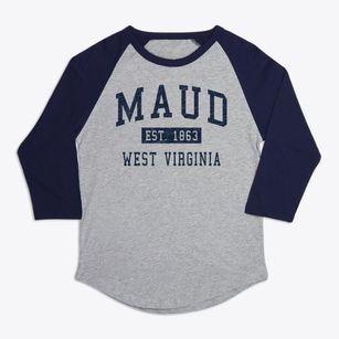 Maud West Virginia Classic Established Premium Baseball Tee