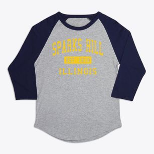 Sparks Hill Illinois Classic Established Premium Baseball Tee