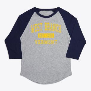 West Branch Vermont Classic Established Premium Baseball Tee
