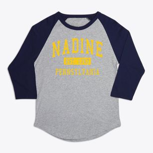 Nadine Pennsylvania Classic Established Premium Baseball Tee
