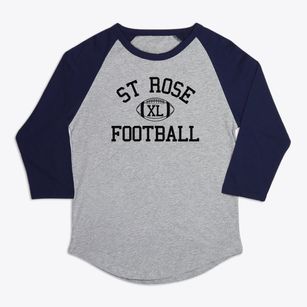 St Rose Parish Classic Football Premium Baseball Tee
