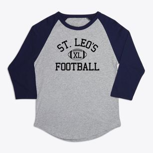 Saint Leo's Catholic School Classic Football Premium Baseball Tee
