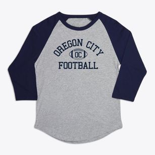Oregon City High School Classic Football Premium Baseball Tee