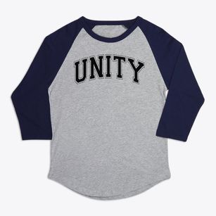 Unity Christian High School Varsity Arch Premium Baseball Tee