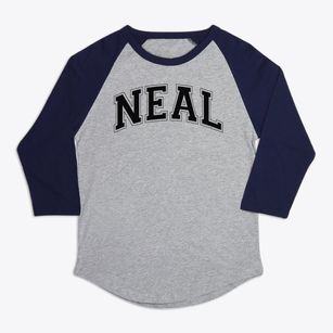 Neal Middle School Varsity Arch Premium Baseball Tee