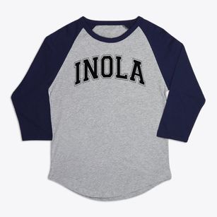 Inola Middle School Varsity Arch Premium Baseball Tee