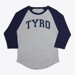 Tyro Community Christian School Varsity Arch Premium Baseball Tee