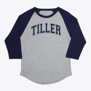 Tiller Elementary School Varsity Arch Premium Baseball Tee
