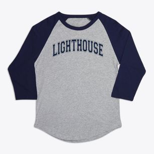 Lighthouse Christian Academy Varsity Arch Premium Baseball Tee