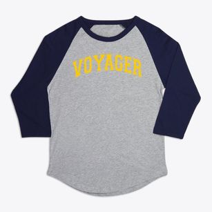 Voyager Academy Varsity Arch Premium Baseball Tee