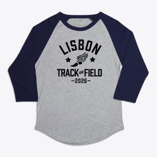 Lisbon Elementary School Track and Field Premium Baseball Tee