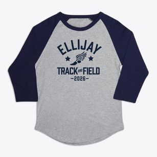 Ellijay Elementary School Track and Field Premium Baseball Tee