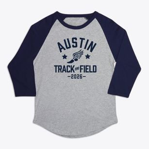 Austin High School Track and Field Premium Baseball Tee