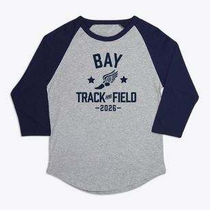 Bay Catholic Elementary School Track and Field Premium Baseball Tee