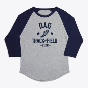Dag Hammarskjold School 6 Track and Field Premium Baseball Tee