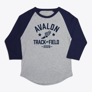 Avalon Elementary School Track and Field Premium Baseball Tee