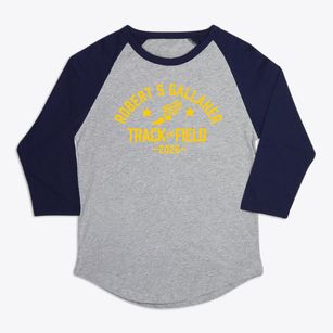 Robert S Gallaher Elementary School Track and Field Premium Baseball Tee