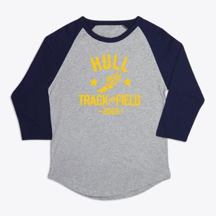 Hull Elementary School Track and Field Premium Baseball Tee