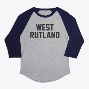 West Rutland Vermont Classic Block Premium Baseball Tee