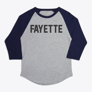 Fayette Ohio Classic Block Premium Baseball Tee