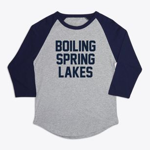 Boiling Spring Lakes North Carolina Classic Block Premium Baseball Tee
