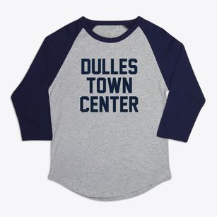 Dulles Town Center Virginia Classic Block Premium Baseball Tee