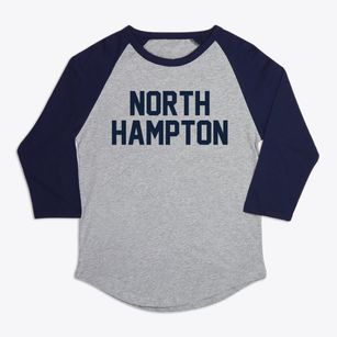 North Hampton New Hampshire Classic Block Premium Baseball Tee