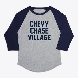 Chevy Chase Village Maryland Classic Block Premium Baseball Tee