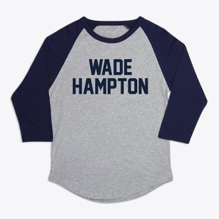 Wade Hampton South Carolina Classic Block Premium Baseball Tee