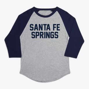 Santa Fe Springs California Classic Block Premium Baseball Tee