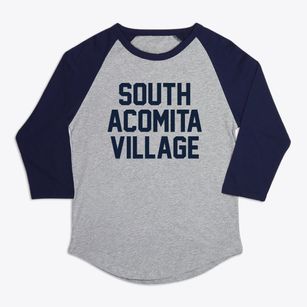 South Acomita Village New Mexico Classic Block Premium Baseball Tee