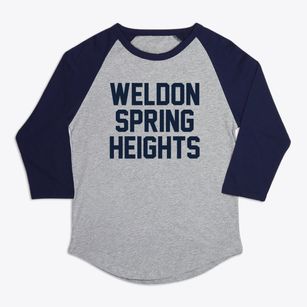 Weldon Spring Heights Missouri Classic Block Premium Baseball Tee