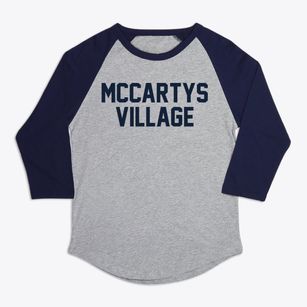 Mccartys Village New Mexico Classic Block Premium Baseball Tee