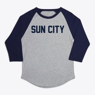 Sun City Kansas Classic Block Premium Baseball Tee