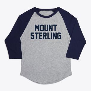 Mount Sterling Kentucky Classic Block Premium Baseball Tee
