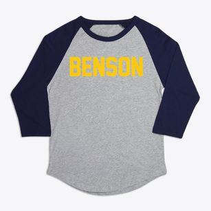 Benson North Carolina Classic Block Premium Baseball Tee