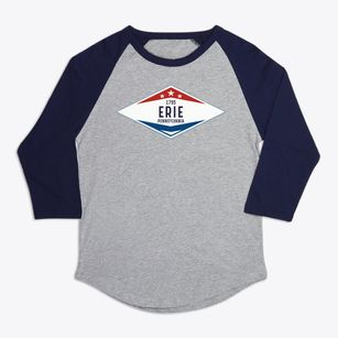 Erie Pennsylvania Diamond Star Premium Baseball Tee