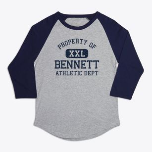 Bennett North Carolina Athletic Dept Premium Baseball Tee