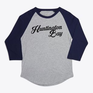 Huntington Bay New York Vintage Team Premium Baseball Tee