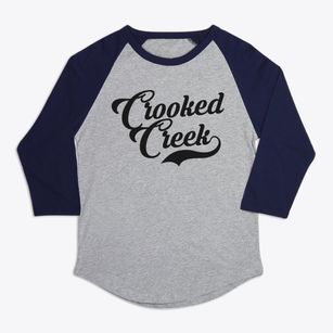 Crooked Creek Georgia Vintage Team Premium Baseball Tee
