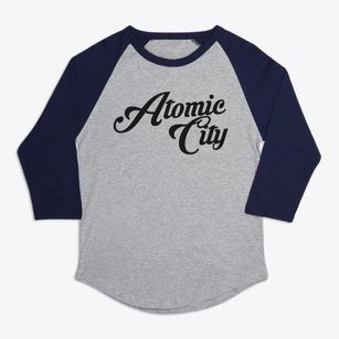 Atomic City Idaho Vintage Team Premium Baseball Tee